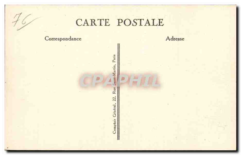 Elbeuf - Pont Suspendu et les Roches - CPA  — Rückseite