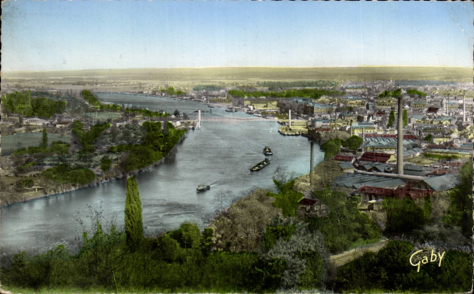 Elbeuf - Vue Generale de la Seine - CPA 