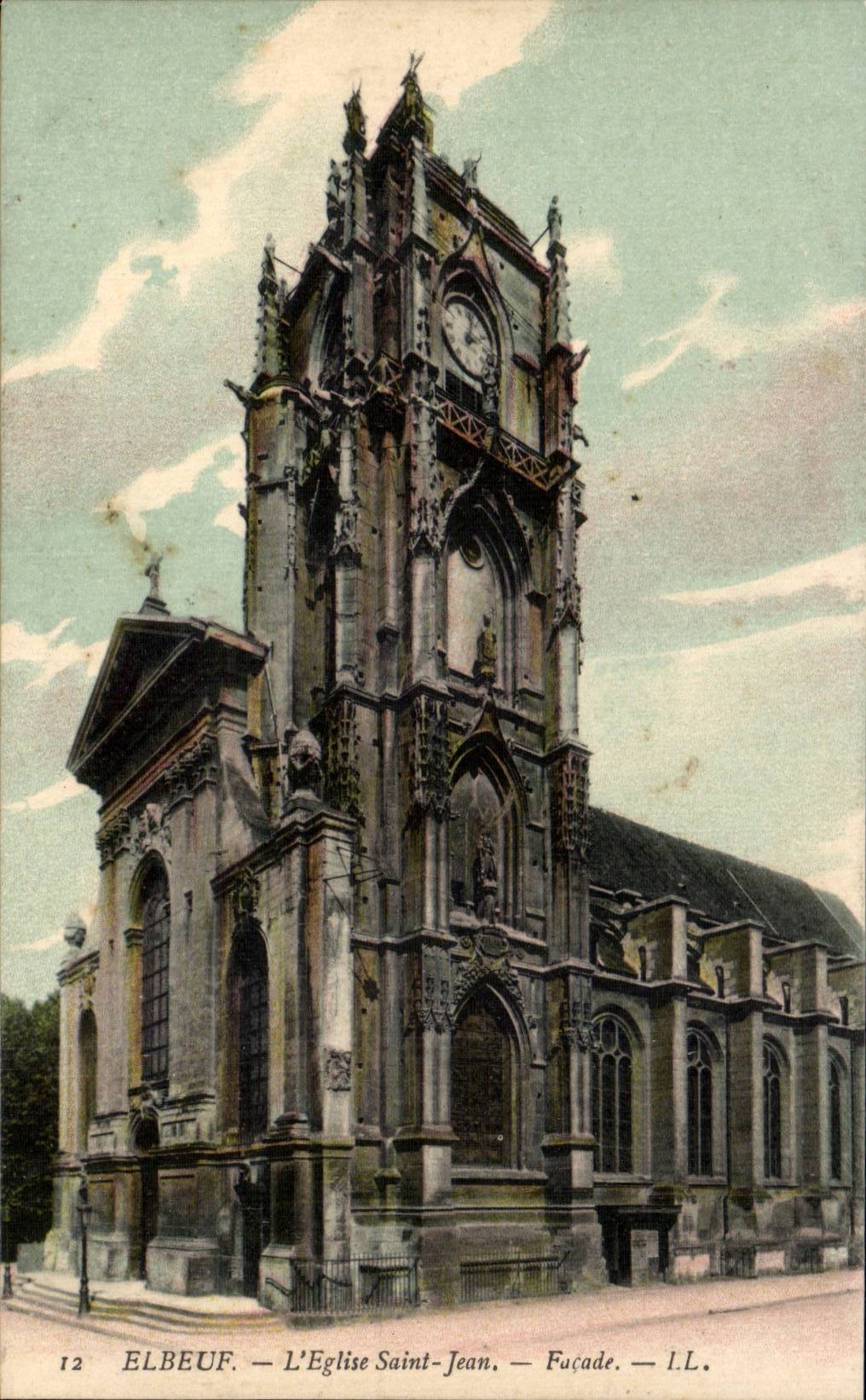 Elbeuf - L'Eglise Saint Jean - CPA 
