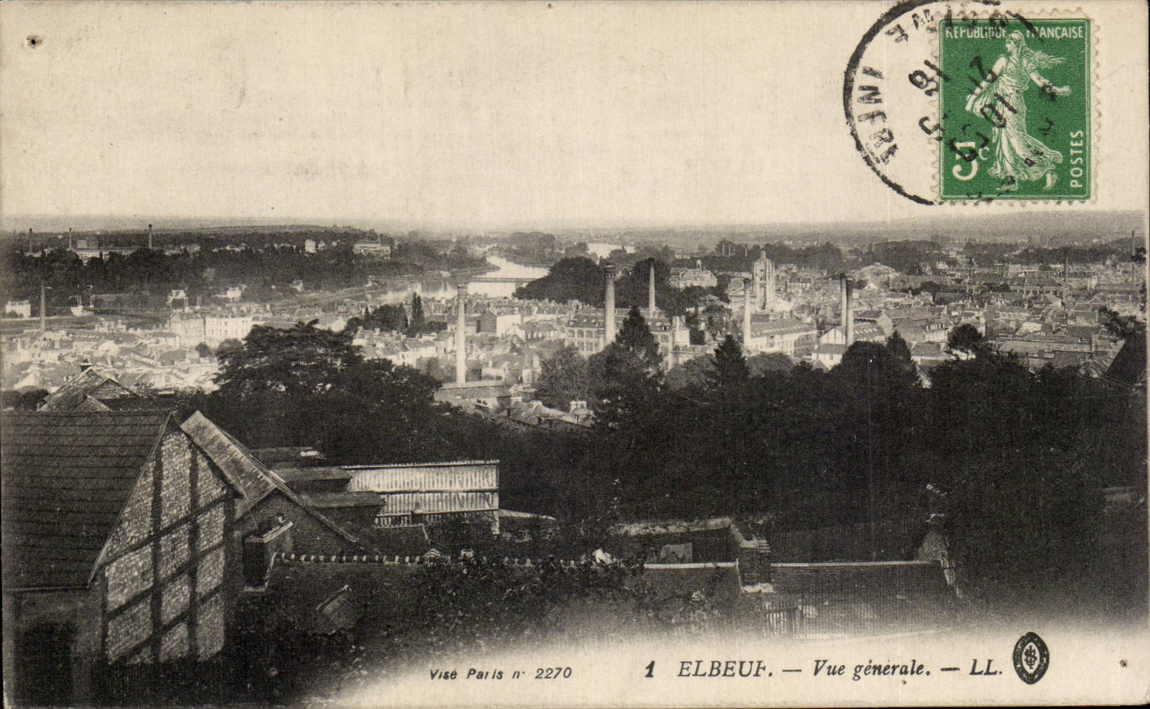 Elbeuf - Vue Generale - CPA 