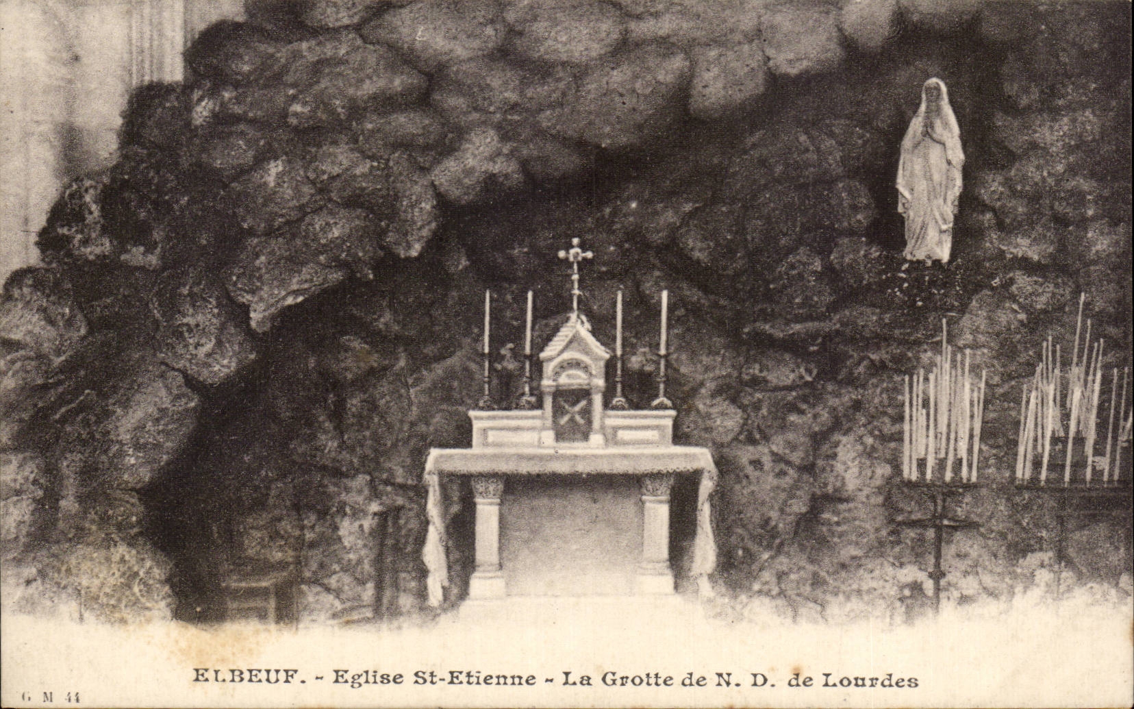 Elbeuf - Eglise St Etienne - La Grotte - CPA 
