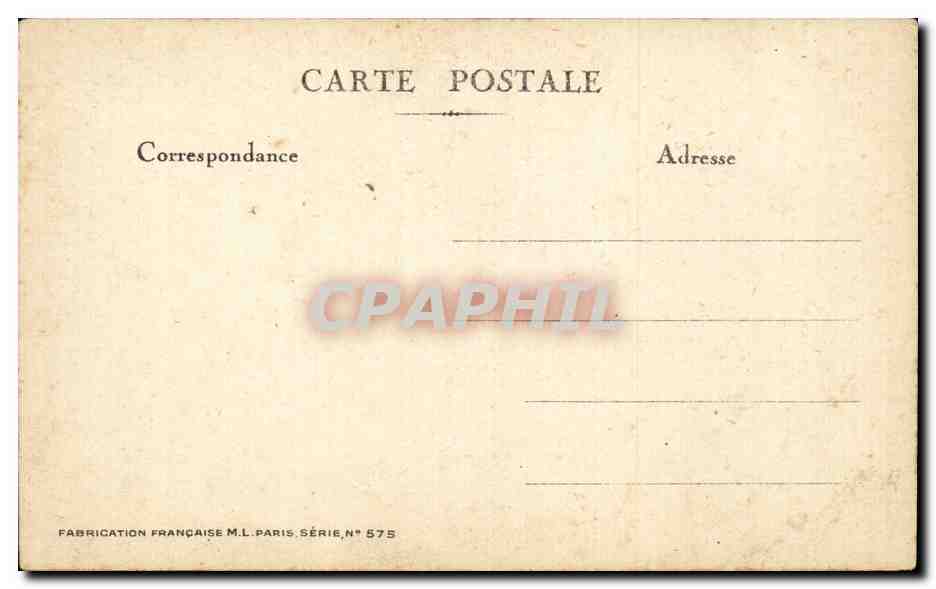 Humour - Illustration - trop mure - CPA  — Rückseite