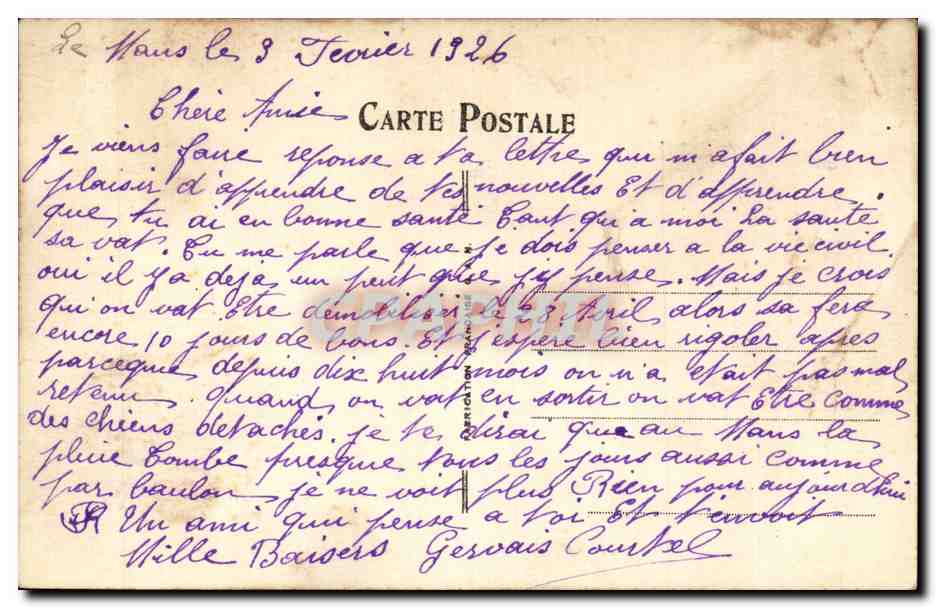 Humour - Illustration - Le Malheur des Uns - CPA  — Rückseite
