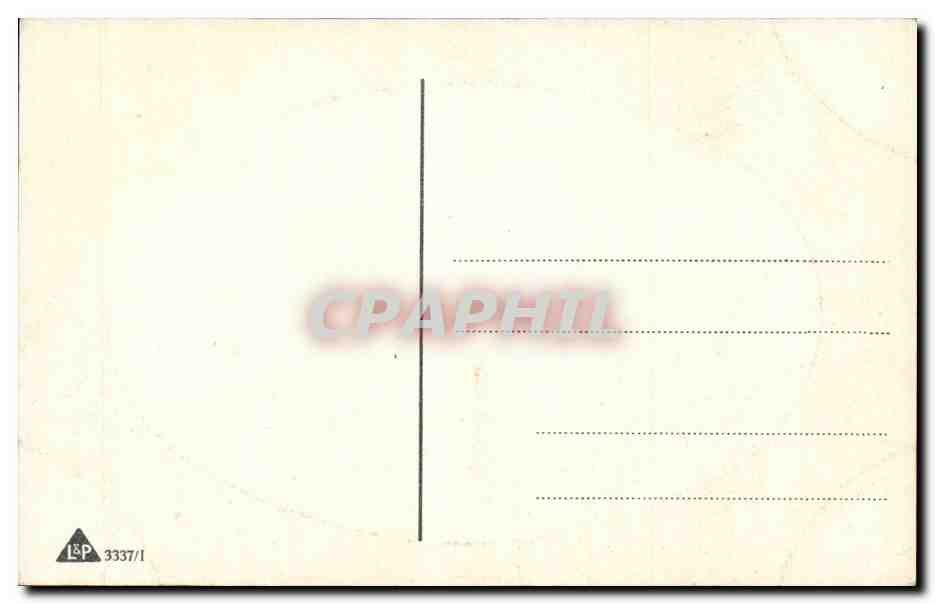 Arts - Fields and farmhouse - CPA  — Verso