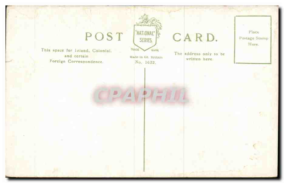 Passager malade à bord — plaisanterie maritime — National Series, n° 1632 — Reverso