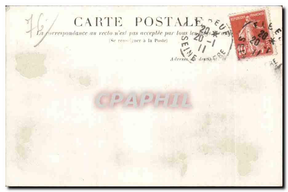 Elbeuf - Environs - La Vallee de la Seine - CPA  — Rückseite