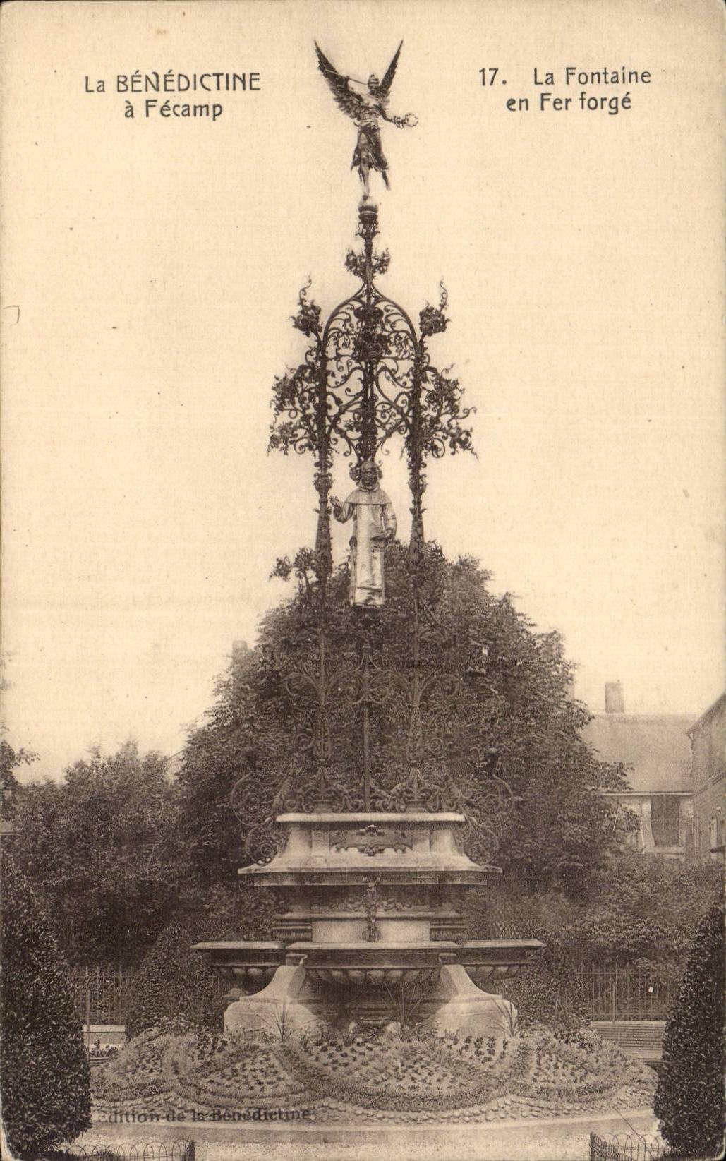 Fecamp - La Benedictine - La Fontaine en Fer Forge - CPA 