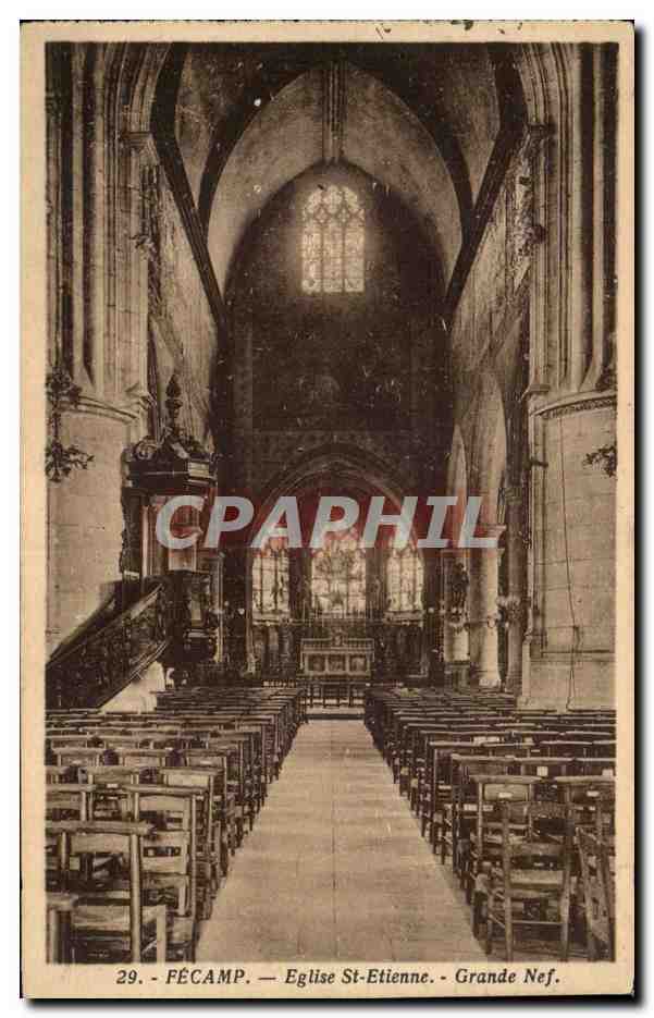 Fecamp - Eglise St Etienne - CPA 
