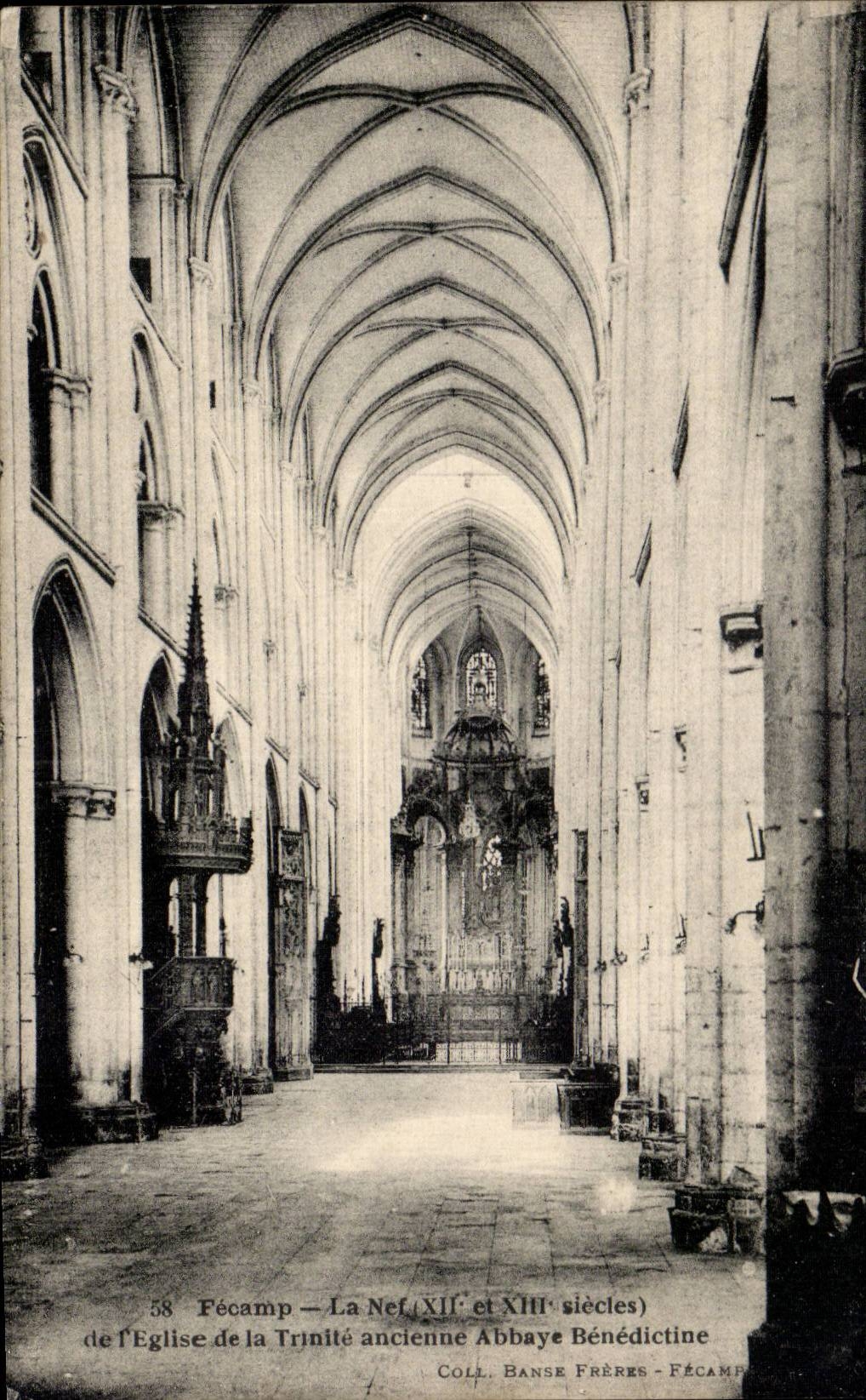 Fecamp - L'Eglise de la Trinite - Ancienne Abbaye Benedictine - CPA 