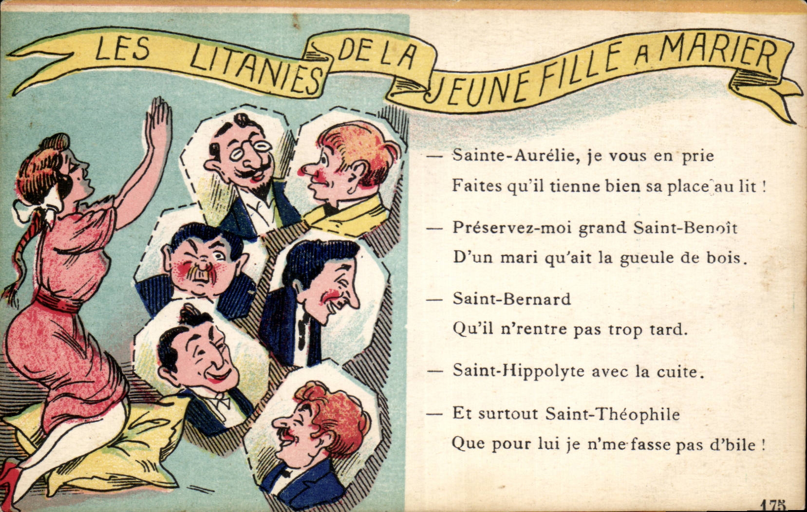 Les Litanies de la jeune fille à marier — Mazars, n° 178