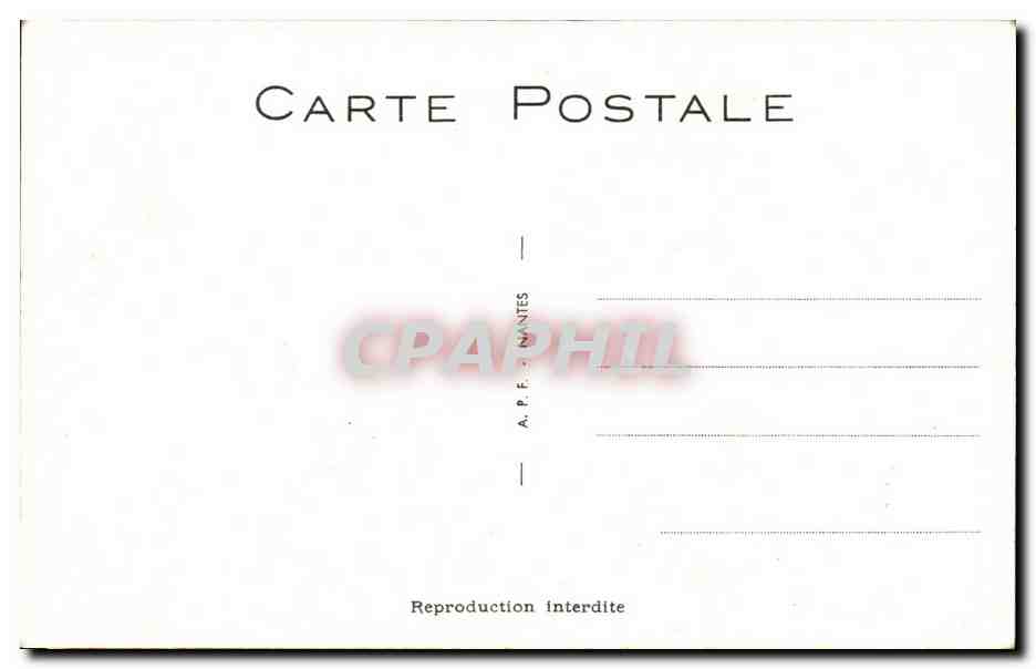 Couple au lit — scène humoristique — A.P.F. MANTES n°3 — Verso
