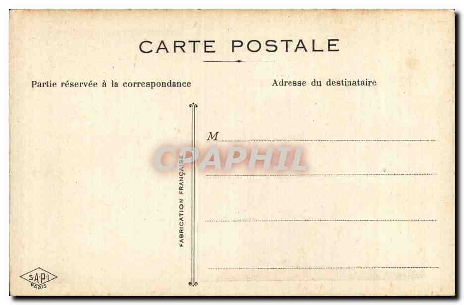 Komische Szene mit Arzt und Patient — J.-P. GOD — Verleger SAPI Paris — Rückseite