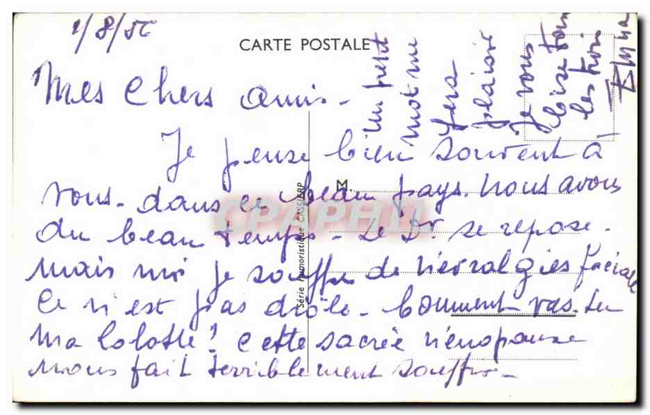 Humour - Illustration - bain - swimming - sauve qui peux - CPA  — Rückseite