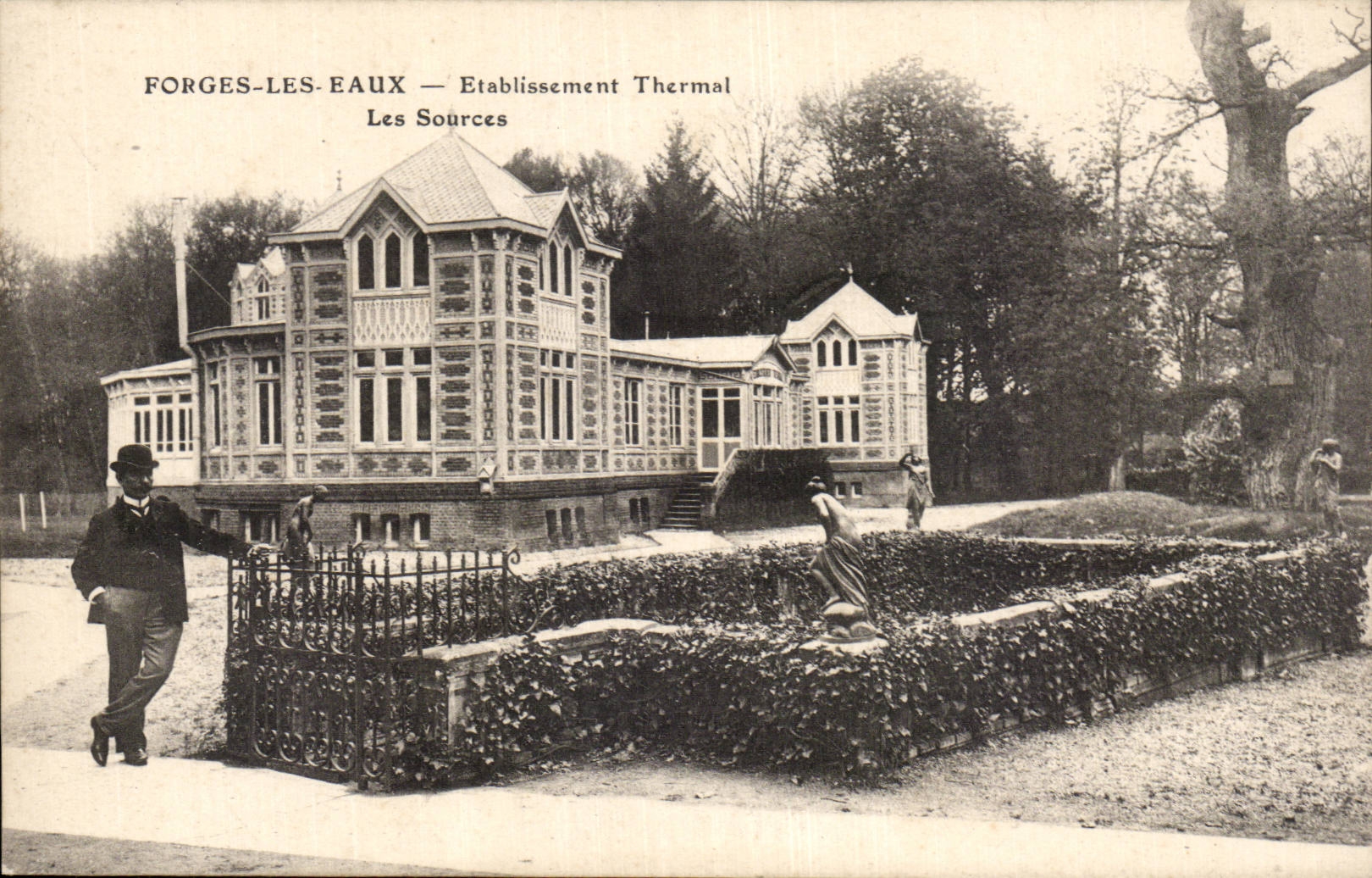 Forges les Eaux - Etablissement Thermal - Les Sources - CPA 
