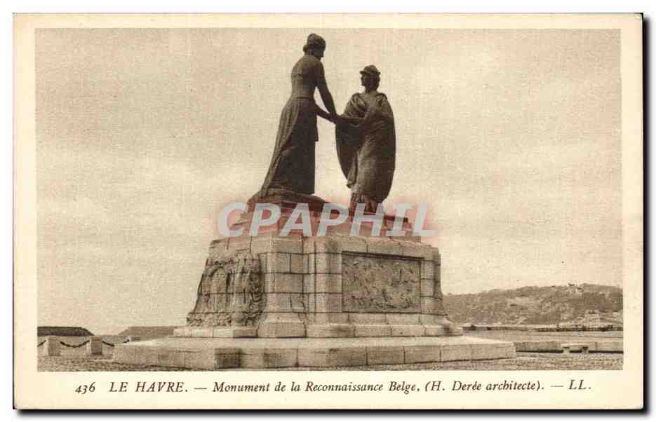Le Havre - Monument de la Reconnaissance Belge - CPA 