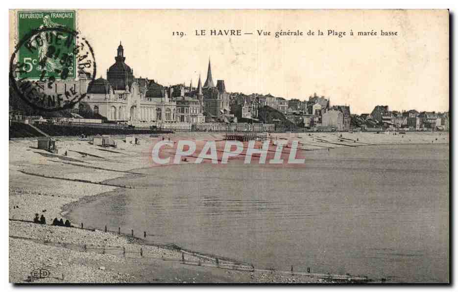 Le Havre - Vue Generale de la Plage - CPA 