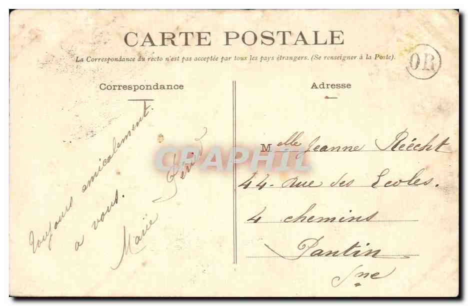 Le Havre - La Provence - en plein mer - paquebot - steamer - CPA  — Rückseite