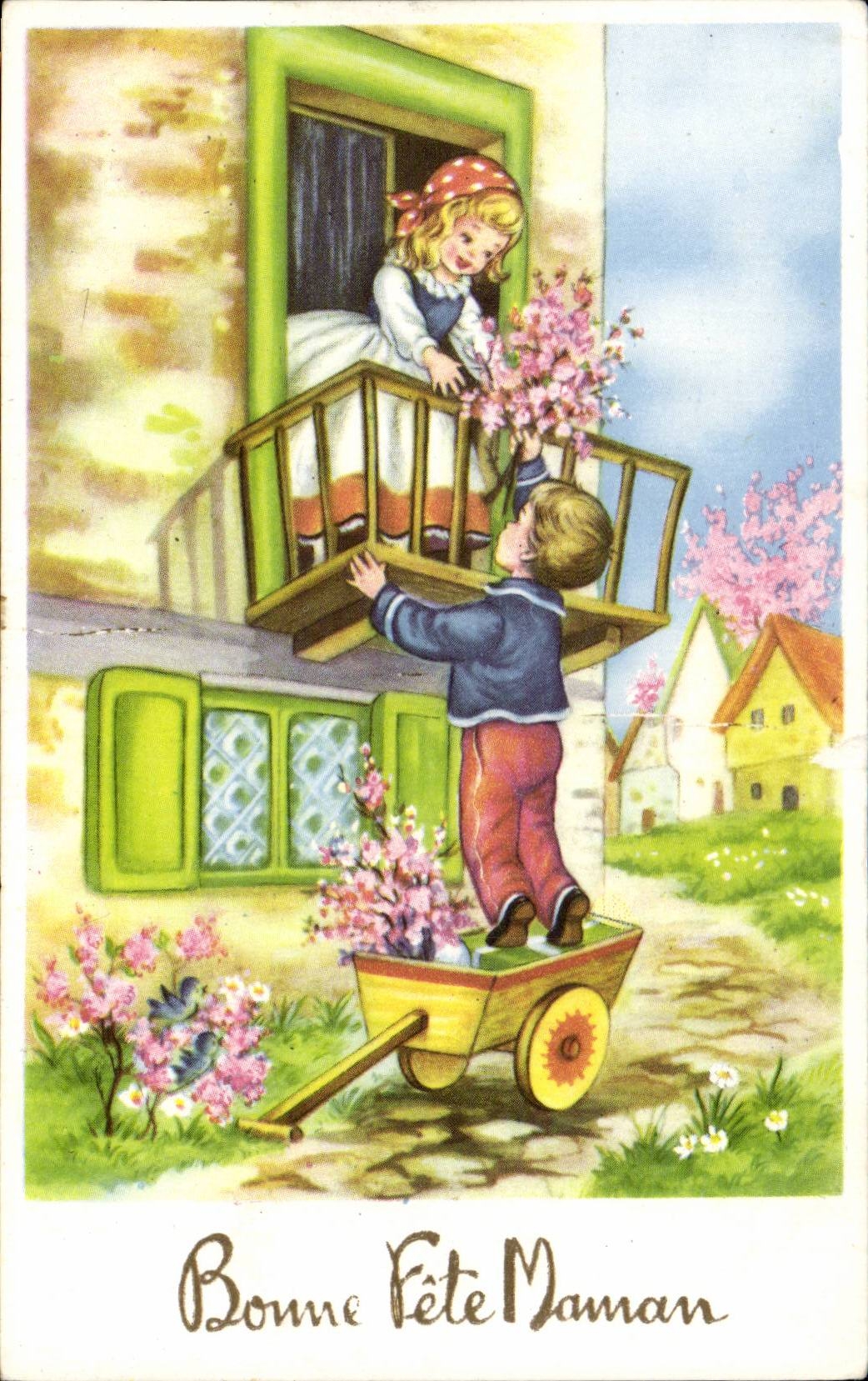 Fantaisie - Enfants - Illustration - Little Children - CPA 