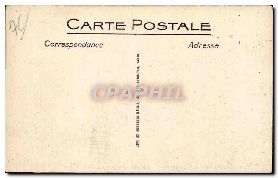 Le Havre - Rue de Paris - Eglise Notre Dame - CPA  — Rückseite