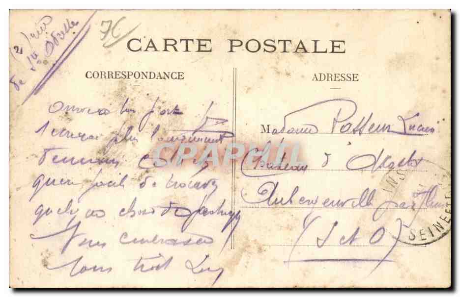 Le Havre - Le Theatre - CPA  — Rückseite
