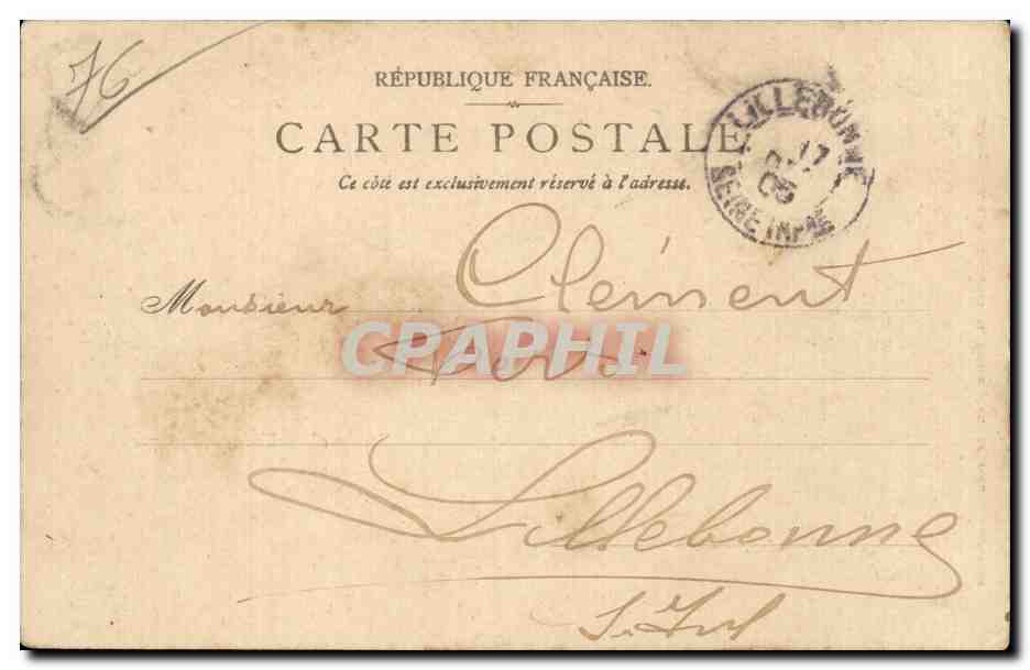 Le Havre - Sortie d'un Transatlantique - Paquebot - steamer - CPA  — Rückseite