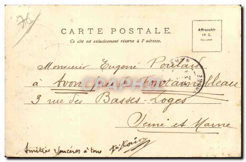 Sainte Adresse - Nouveau Boulevard Felix Faure - CPA  — Rückseite