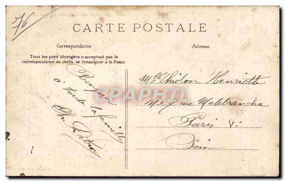 Le Havre - Le Musee et Rue de Paris - CPA  — Rückseite