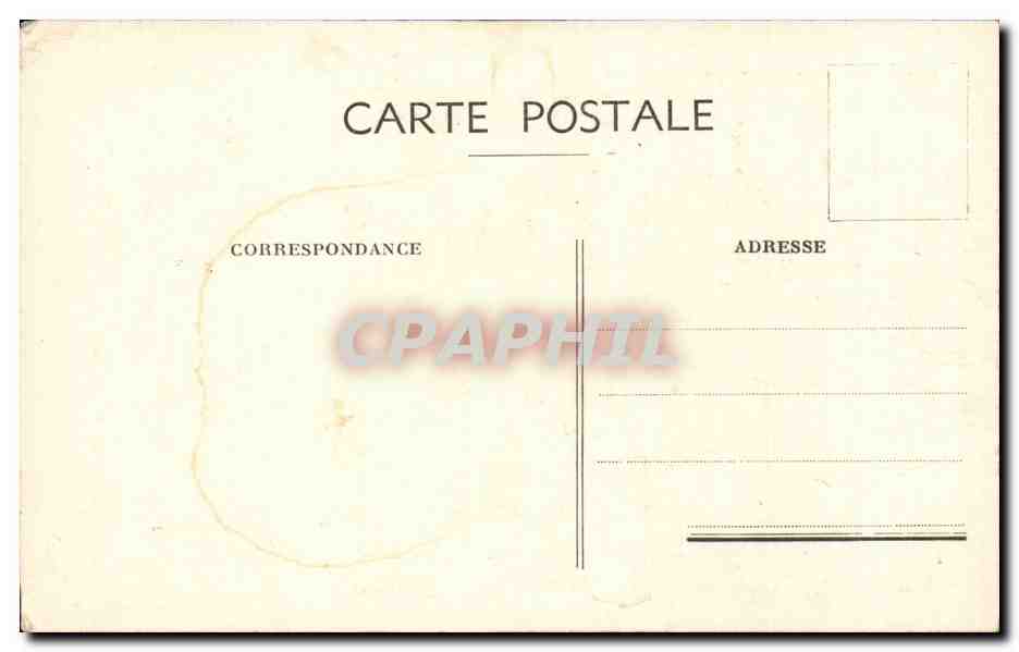 Humour - Illustration - La bete a du cuir Boucher Butcher - CPA  — Rückseite