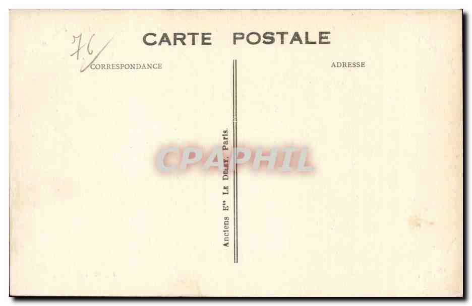 CPA Le Havre L'hotel de ville et le jardin  — Rückseite