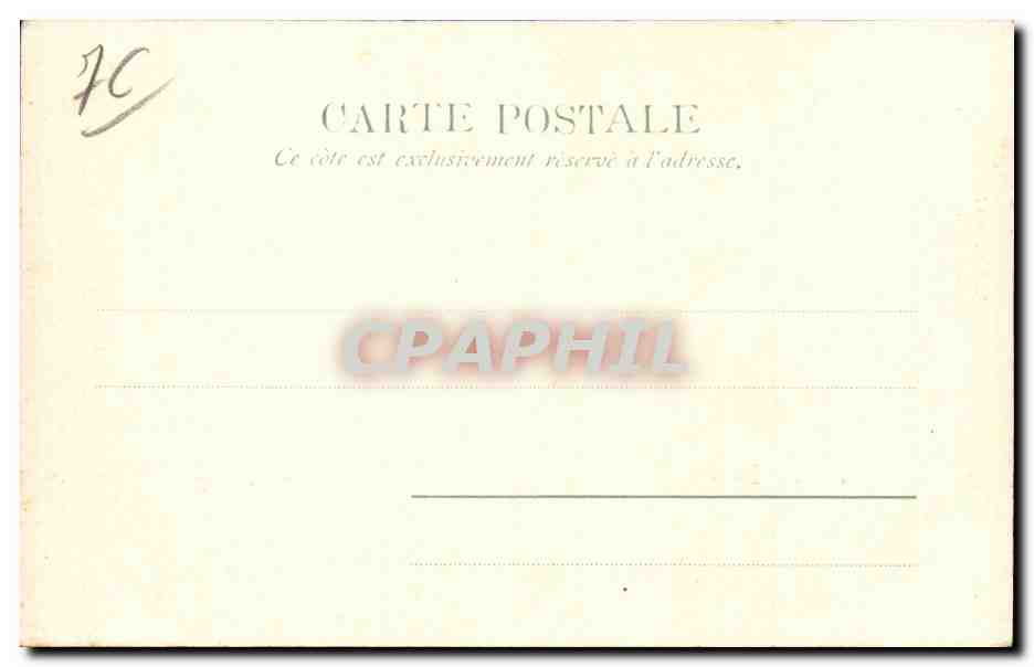 CPA Le Havre Palais de justice — Rückseite