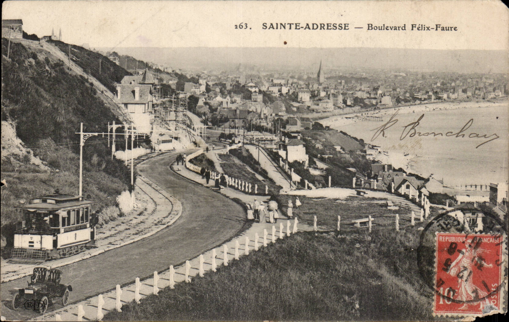 CPA Sainte Adresse Boulevard Felix Faure