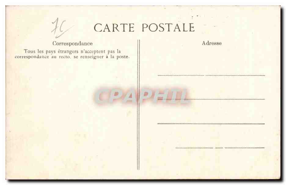 CPA Le Havre La Provence entrant au port par gros temps — Rückseite