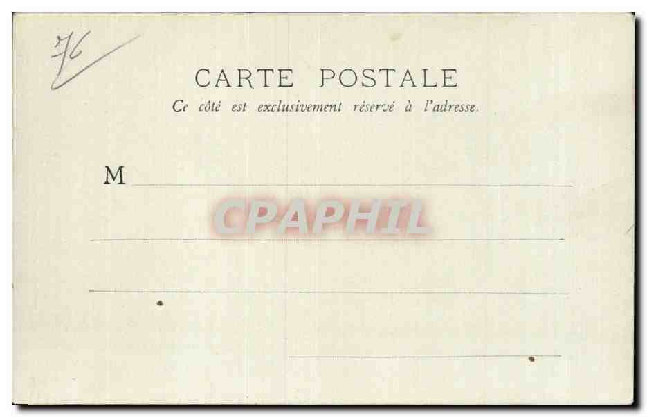 CPA Le Havre Hotel de ville — Rückseite