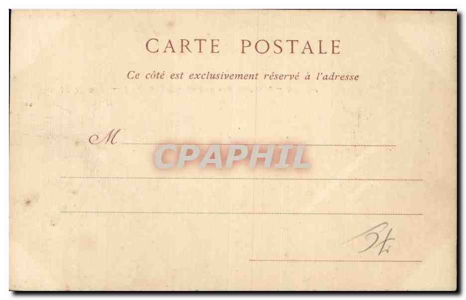 CPA Le Havre L'entree du port au moment de la maree — Rückseite