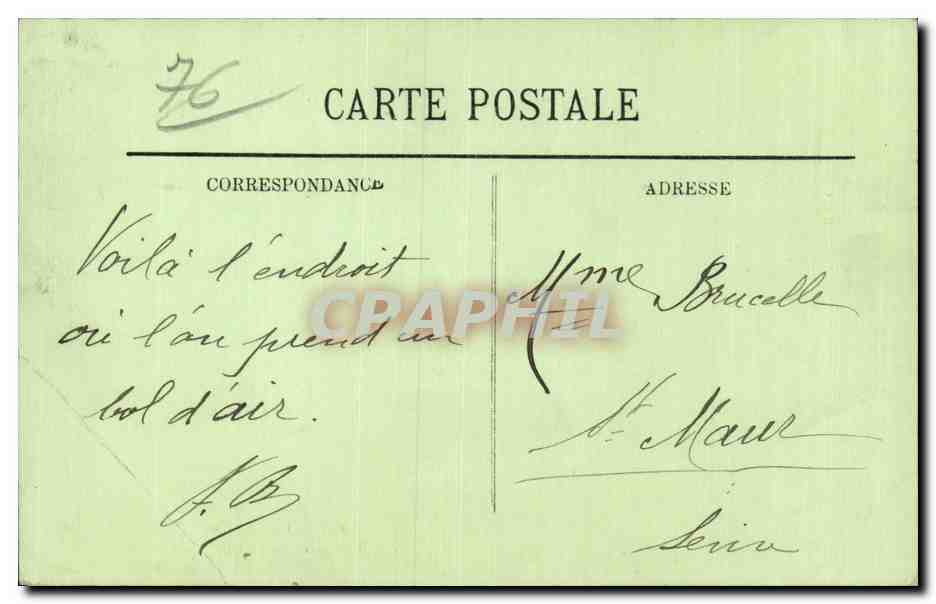 CPA Le Havre Les brises lames de la jetee — Rückseite