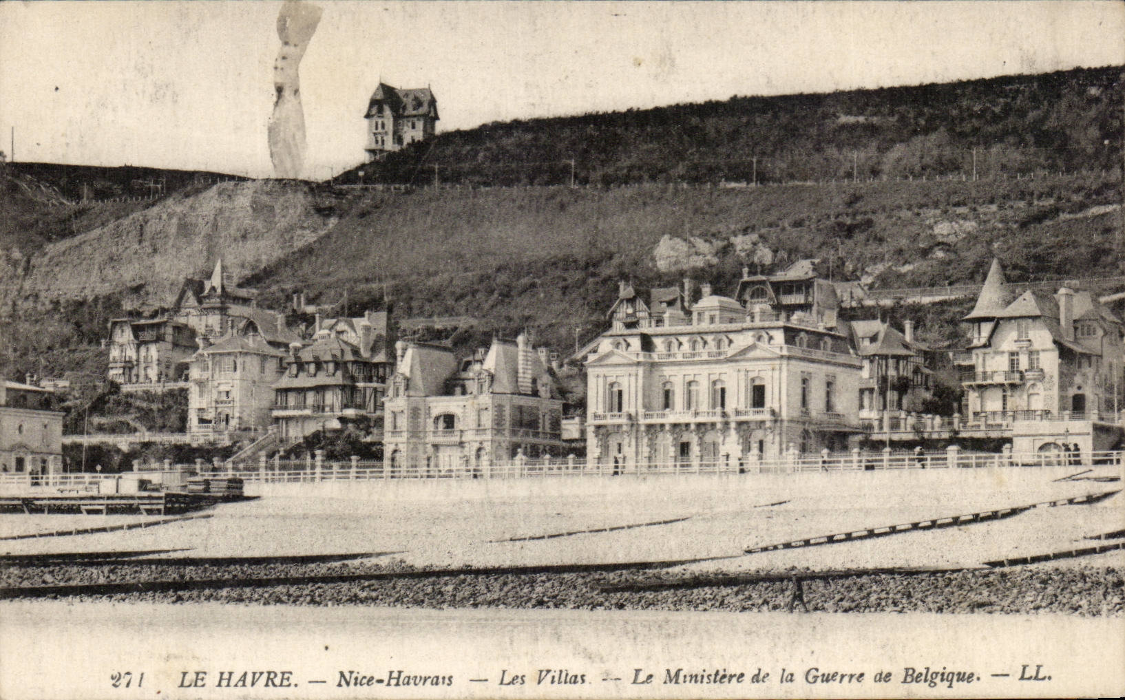 CPA Le Havre Nice Havrais les villas Le ministere de la guerre de Belgique