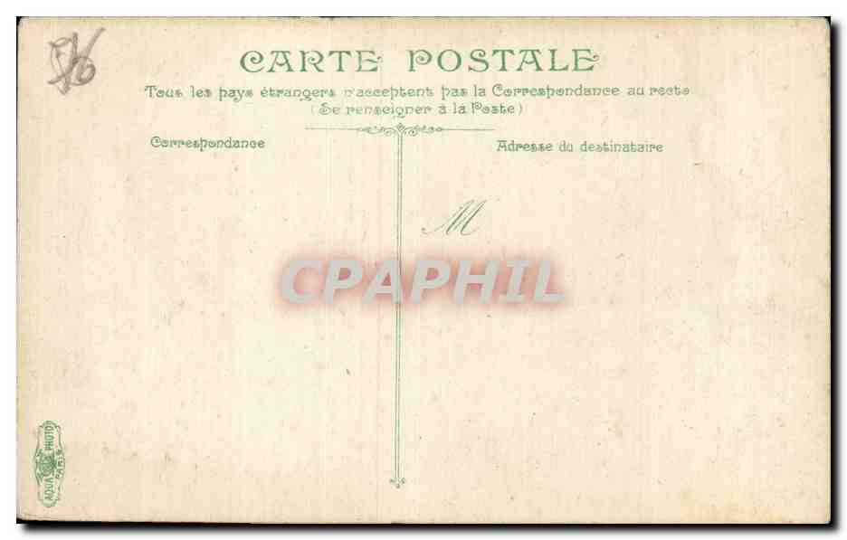 CPA Le Havre Bassin du commerce — Rückseite