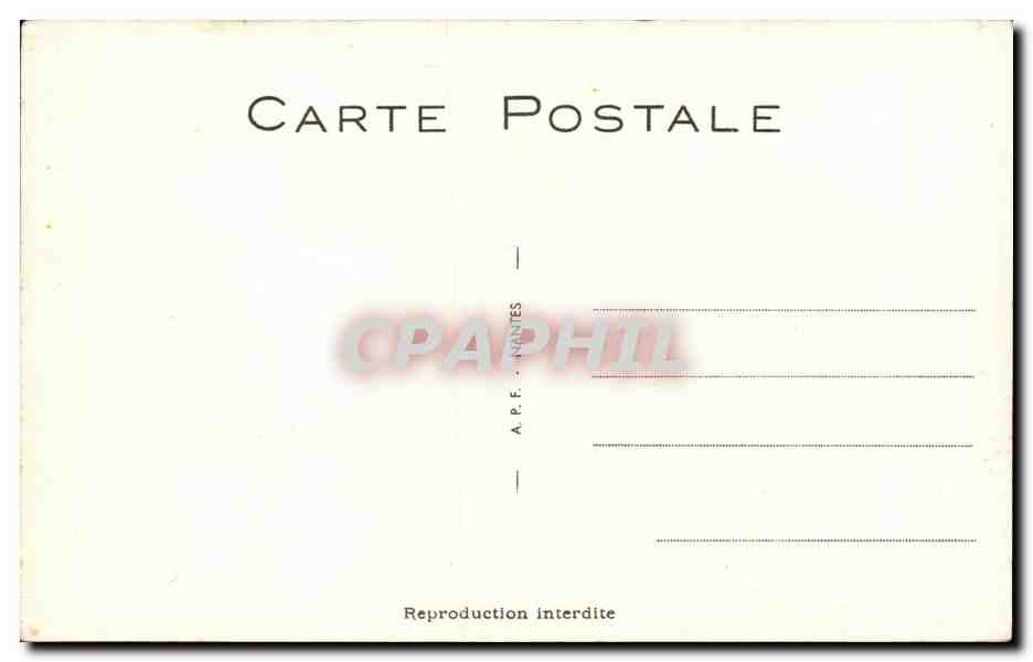 CPA Fantaisie Humour Femme au port Lighthouse — Rückseite