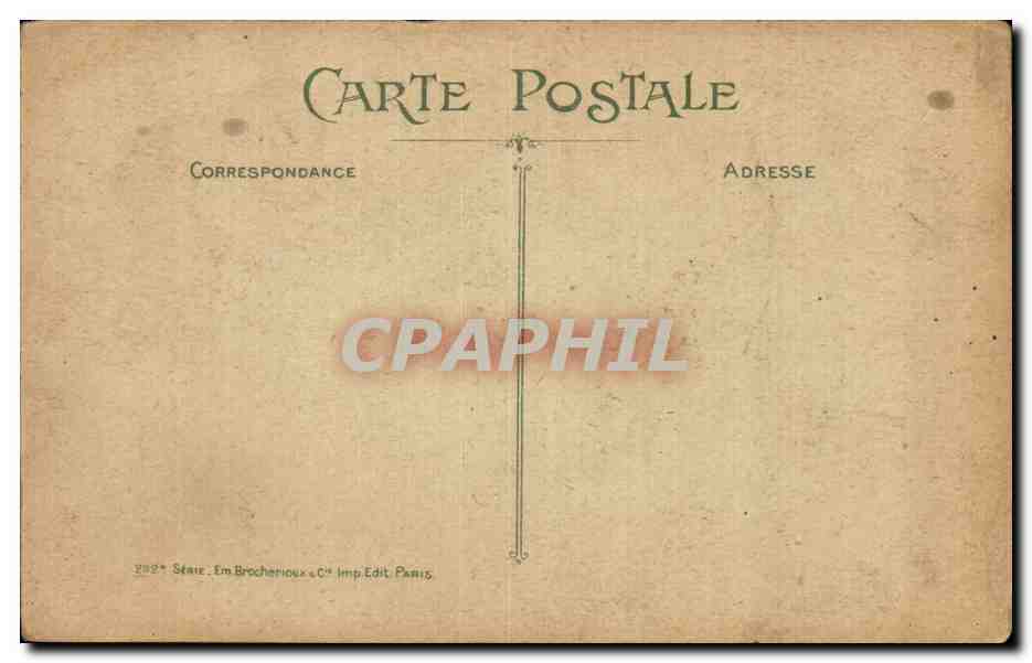 CPA Fantaisie Humour Illustrateur Pour et contre — Rückseite