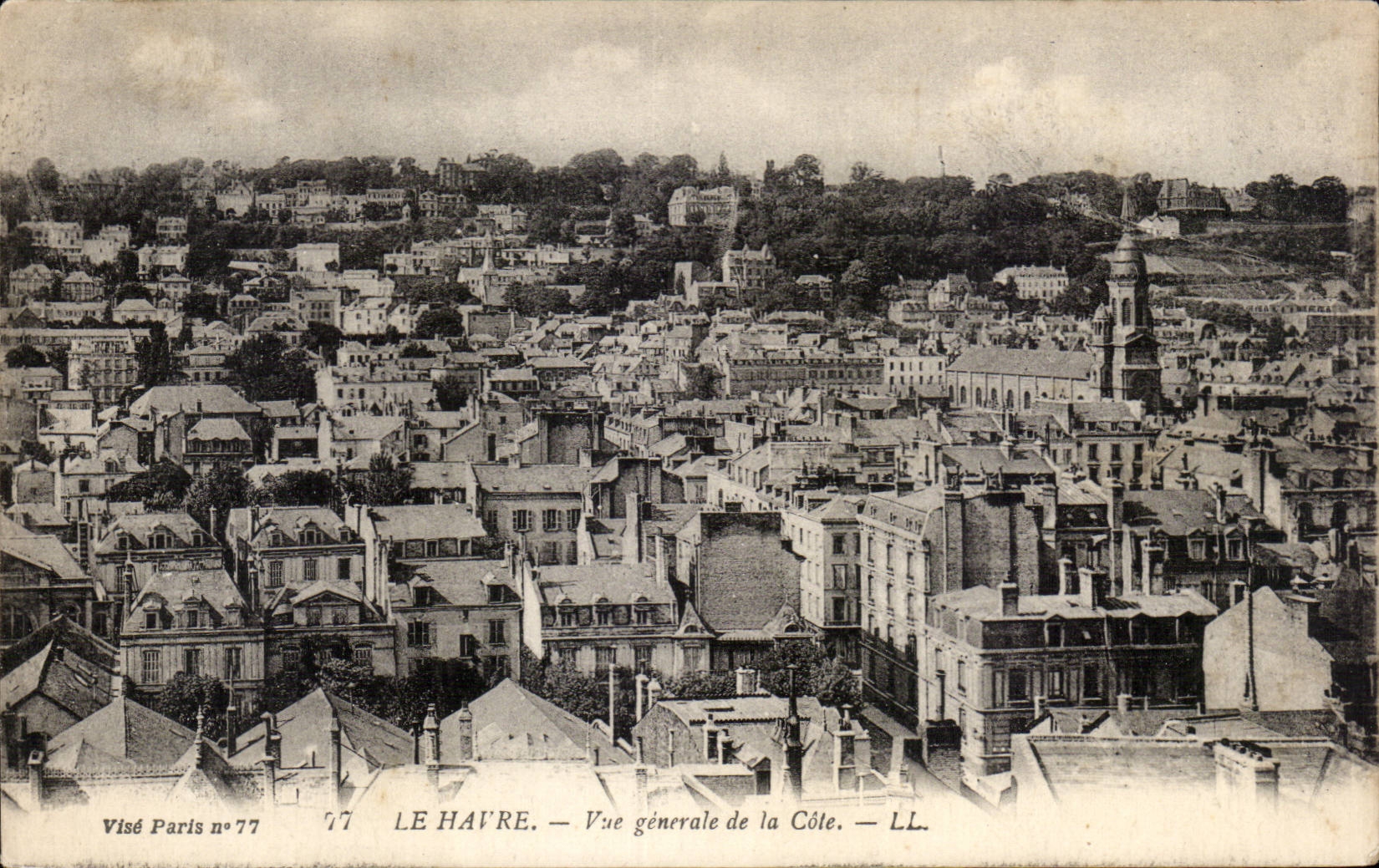 Le Havre - Vue Generale de la Cote - CPA 