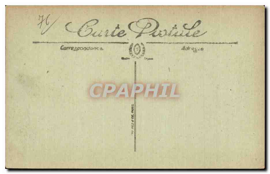 Le Havre - Vue Generale de la Cote - CPA  — Rückseite