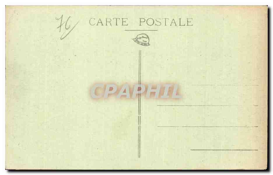 Le Havre - Un Coin du Jardin de l'Hotel de Ville - CPA  — Rückseite
