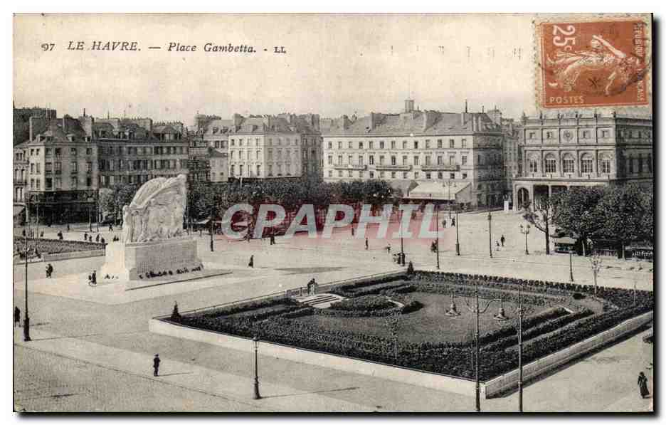 Le Havre - Place Gambetta - CPA 