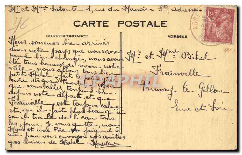 Le Havre - Boulevard Francois I - CPA  — Rückseite