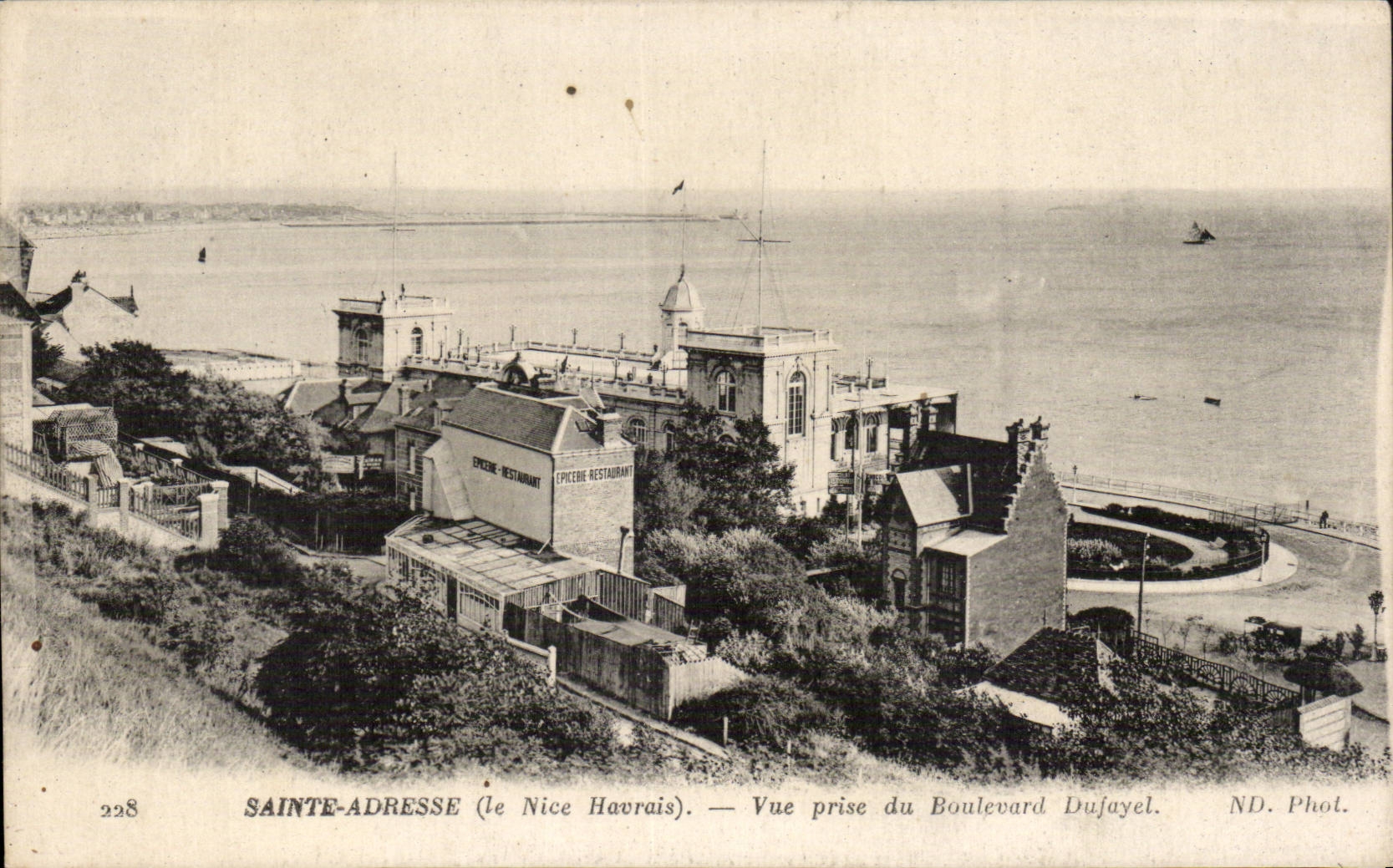 Sainte Adresse - Vue prise du Boulevard Dufoyel - CPA 