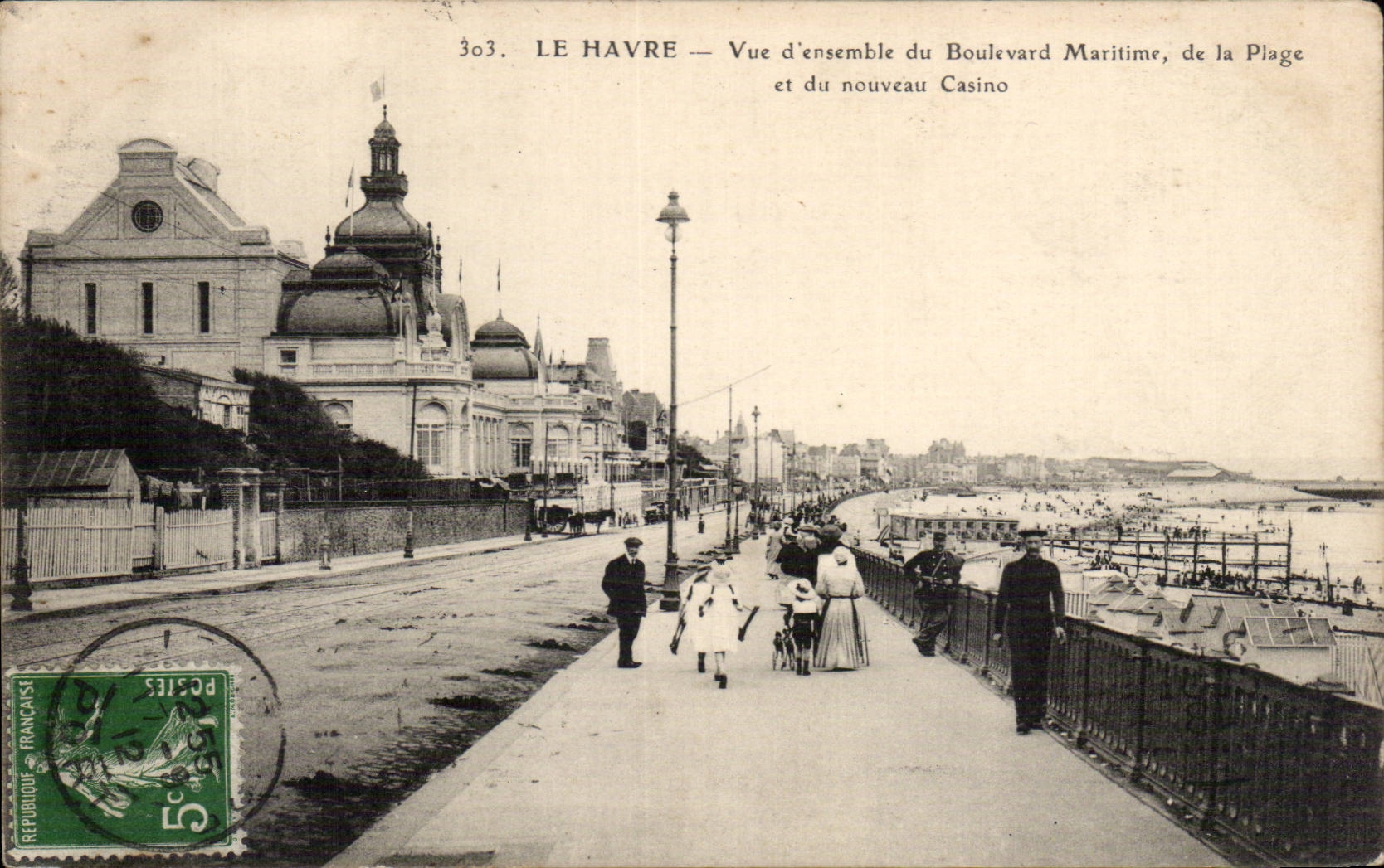 Le Havre- Vue d'ensemble du Boulevard Maritime - CPA 