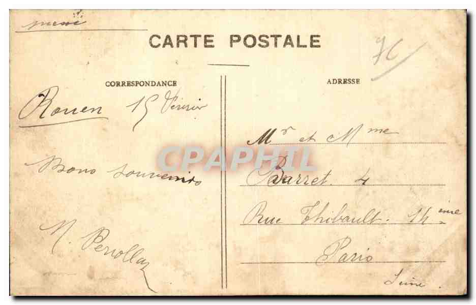 Le Havre - Le Transatlantique La Lorraine - Paquebot - Steamer - CPA  — Rückseite