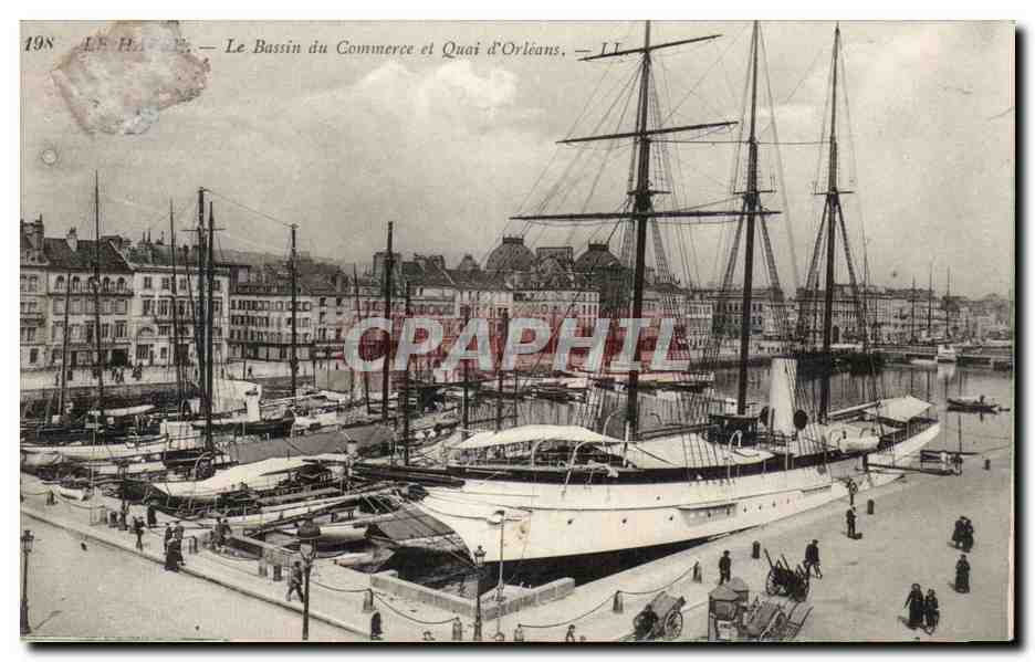 Le Havre - Le Bassin du Commerce et Quai d'Orleans - CPA 