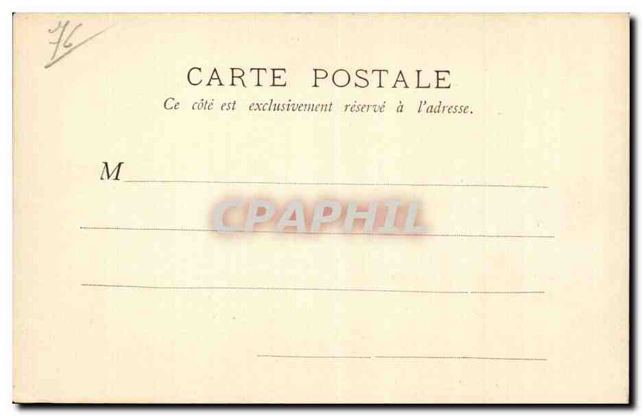 Le Havre - Le Pain de Sucre - CPA  — Rückseite