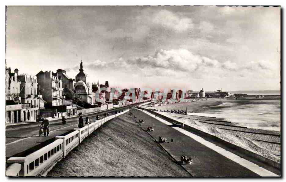 Le Havre - La Plage et le Boulevard Albert Ier - CPA 